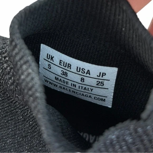 Balenciaga Speed Sneaker “Glitter Black” – Women’s Size 38 (US 8) - Picture 12 of 12